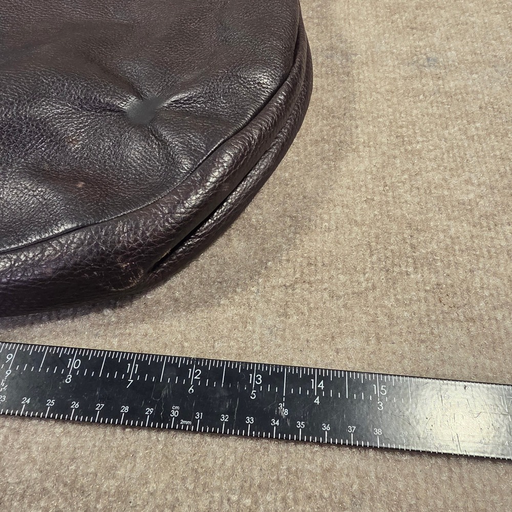 Coach Madison Espresso Brown Pebbled Leather Hobo Shoulder Bag 13655 - Picture 10 of 10